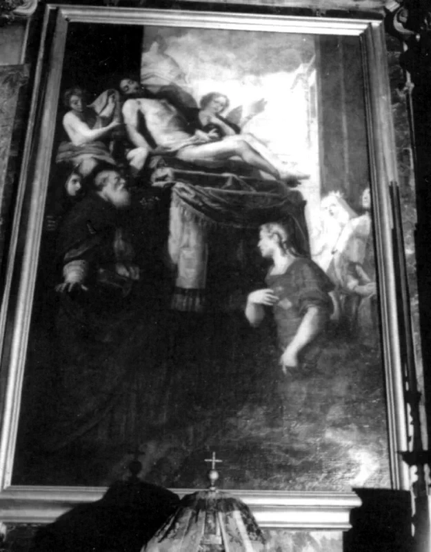Cristo deposto sul sudario - Roma